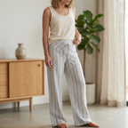 Wide Leg Pants Sewing Pattern, Low Waist Yoke Pants