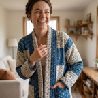 Quilted Jacket Sewing Pattern Women Coat Pattern PDF (XS-XXXL) Modern Zip Coat Beginner Friendly Patchwork Pattern Instant Download